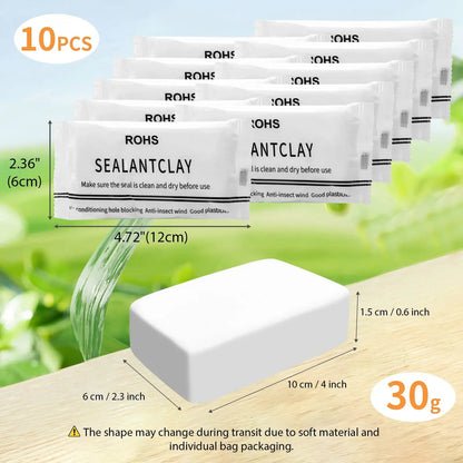 10Pcs Professional Sealant Clay - Anti-Insect Wall Hole Filler Mud