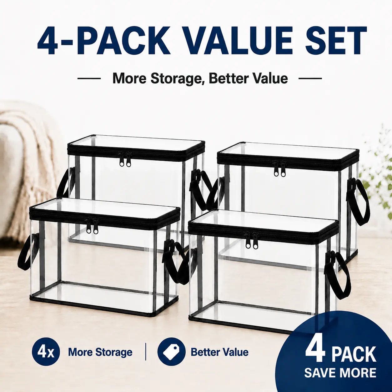 Stuffed Storage PVC Organizer Bag Doll Storage Container WaterProof