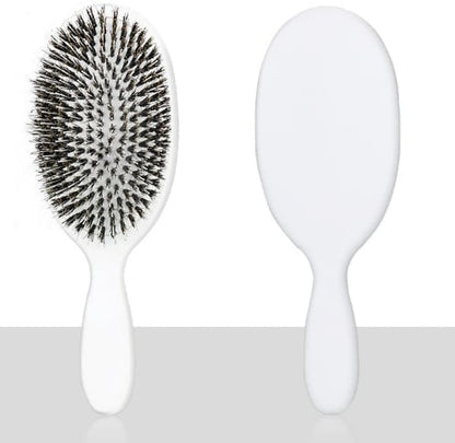 🔥 🏆 #1 Bestselling🏆Viral World-Famous 5x Sold Out Paddle Brush - Smoother, Stronger, Shinier Hair - Boar Bristle Brush with Nylon Bristles and Microsphere Massaging Tips