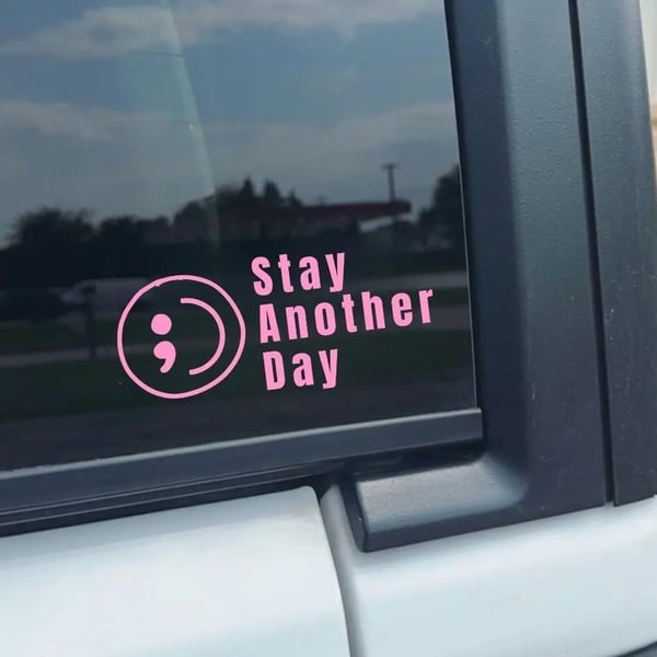 🎗️Share Pack❤️ SAD Mental Health Awareness Car Decal(10pcs)