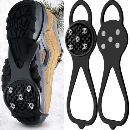 5-Prong Anti-Slip Spikes For Safe Winter Walks – Compatible With All Types Of Footwear