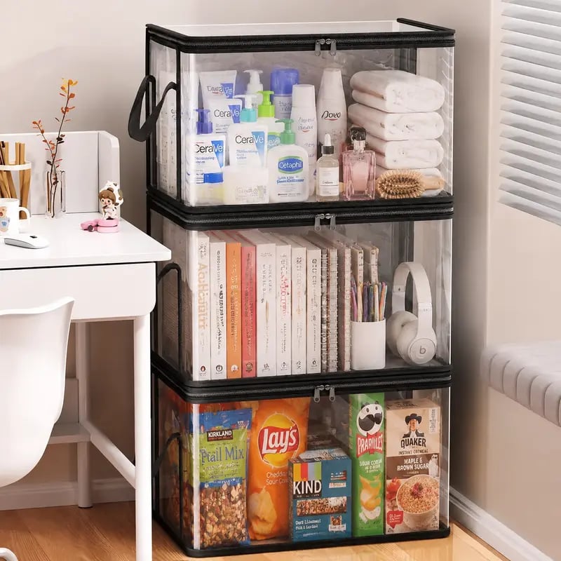 Stuffed Storage PVC Organizer Bag Doll Storage Container WaterProof