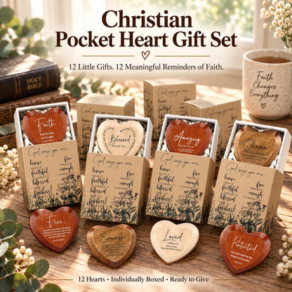 🎁Christian Pocket Heart Gift Set