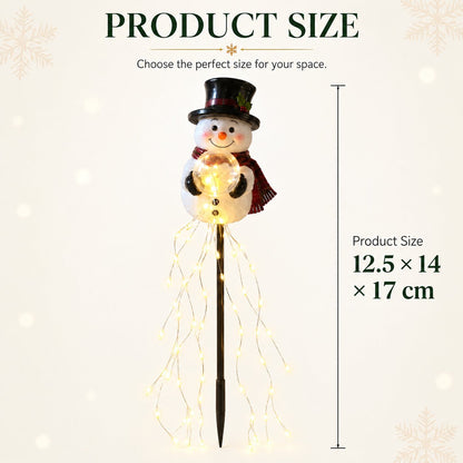 🎄 Snowman Magic Fountain – LED Garden Light❄️