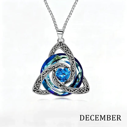 💝Birthstone Celtic Knot Necklace for Women