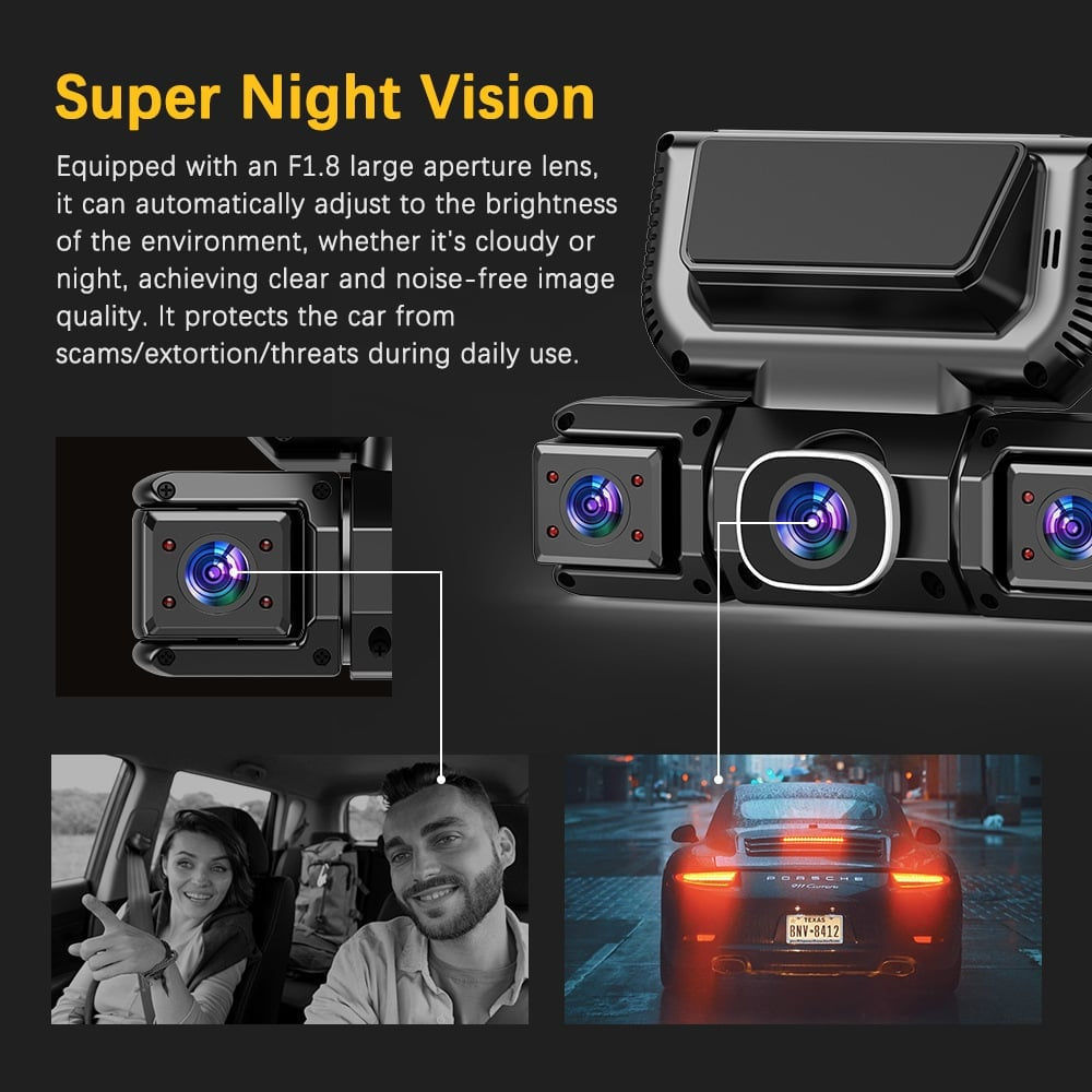 🔥360° Car DVR WiFi Dash Cam Video Recorder