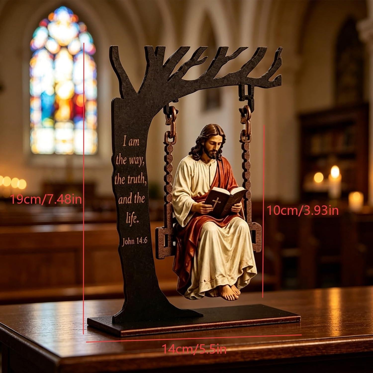 ✝️📚Christian Jesus Swing Ornament