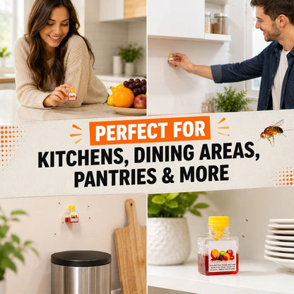 BUY 2 GET 1 FREE🔥Ultra-Strong Fruit Fly Trap - User Friendly (Up to 3 Weeks per Bottle)