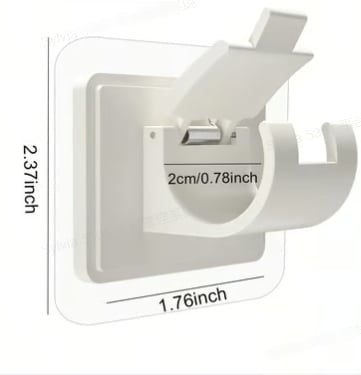 ✨💥Curtain Rod Brackets with Clips for Livingroom Bathroom Kitchen Bedroom Toilet Apartment