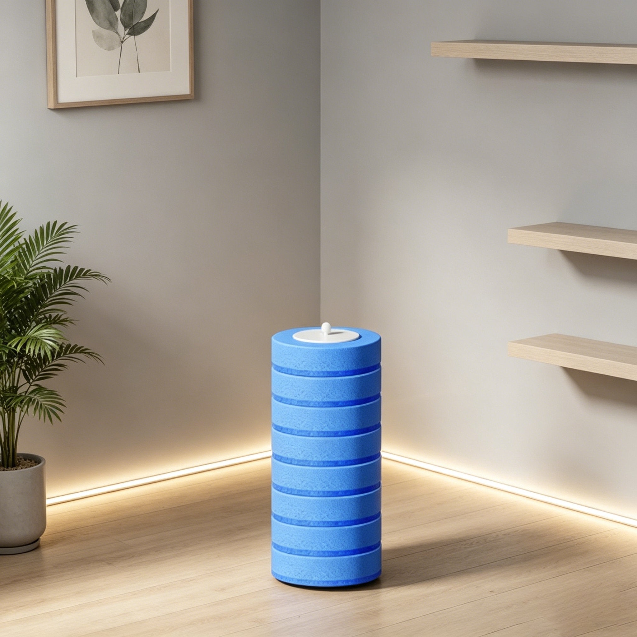 Disposable Toilet Brush System with 32 Refills