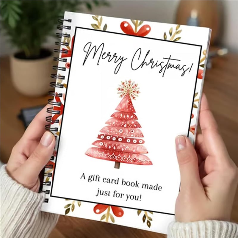 Weihnachtsgeschenkkartenbuch