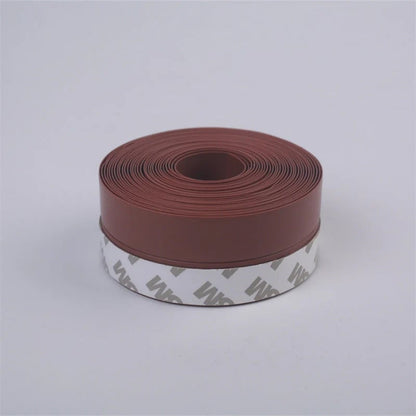 16.4Ft Door Weather Stripping | Adhesive Draft Stopper Seal Strip for Doors, Windows & Shower Doors