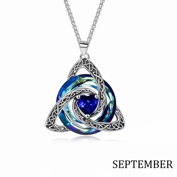 💝Birthstone Celtic Knot Necklace for Women