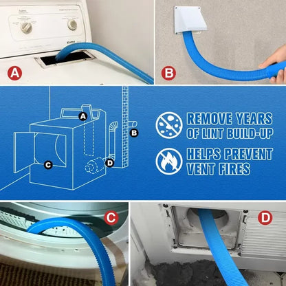 Dryer Exhaust Pipe Cleaning Kit