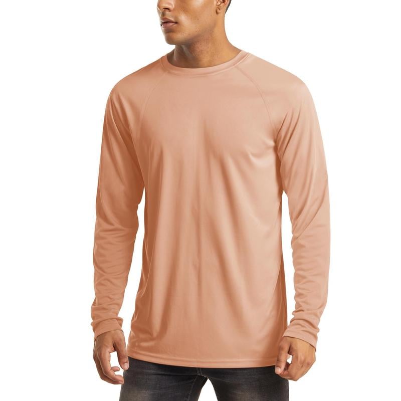 🏆50K+ Sold⚡ Men’s UPF 50+ Long Sleeve Performance Shirt – Quick Dry, Lightweight & Breathable