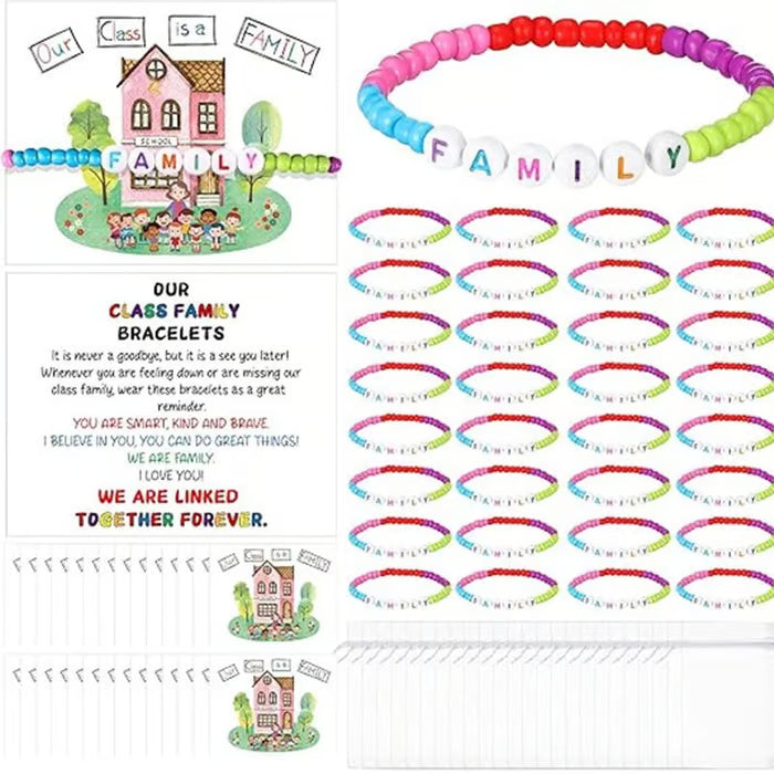 ✨🌈Pack of 25 Welcome BeadBracelets - StrengthenClassroom Friendship & SpreadWarm Kindness!