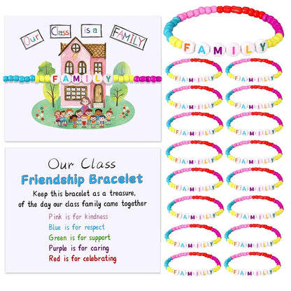 ✨🌈Pack of 25 Welcome BeadBracelets - StrengthenClassroom Friendship & SpreadWarm Kindness!