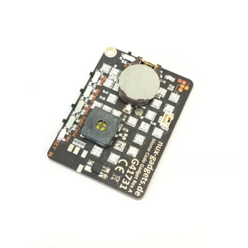 📟 Morse Code Trainer Card Pro (LED Edition)