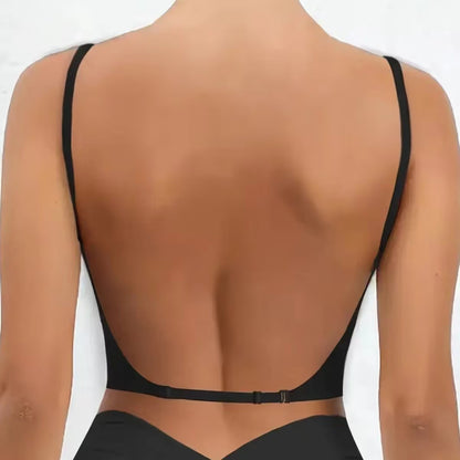🔥 Solid-color, wireless, backless women's bra