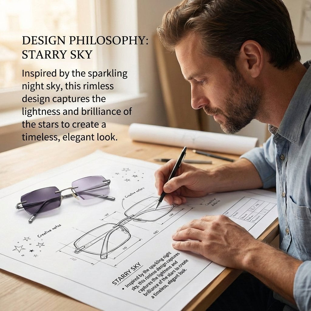 🔥1 kaufen, 1 gratis (2 Paare) – 【Von Designern mitentwickelt】Gypsophila intelligente Lesebrille mit Zoom und Farbwechsel