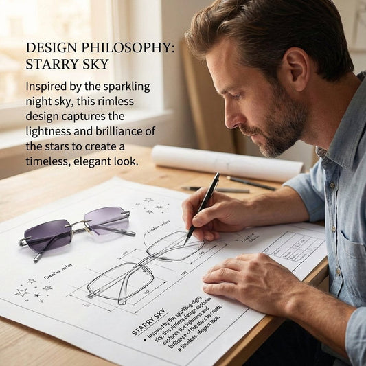 🔥1 kaufen, 1 gratis erhalten (2 Paar) – 【Von Designern mitentwickelt】Gypsophila Smart Zoom und Farbwechsel Lesebrille