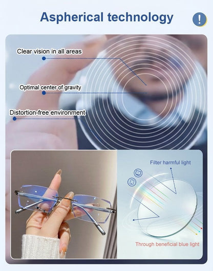 🔥Kaufe 1, erhalte 1 gratis (2 Paare) – 【Von Designern mitentwickelt】Gypsophila Smart Zoom und Farbwechsel-Lesebrille