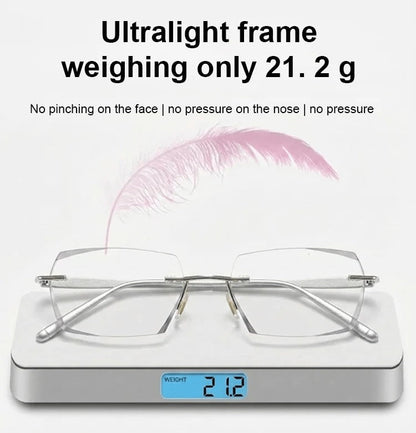 🔥Kaufe 1, erhalte 1 gratis (2 Paar) – 【Von Designern mitentwickelt】Gypsophila Smart Zoom Lesebrille mit Farbwechsel