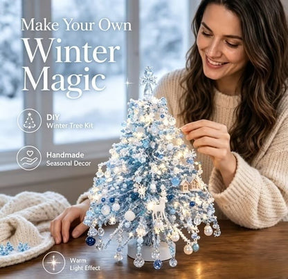 🎄✨ DIY Beaded Christmas Tree Kit – 🎅Create Your Own Sparkling Holiday Decoration