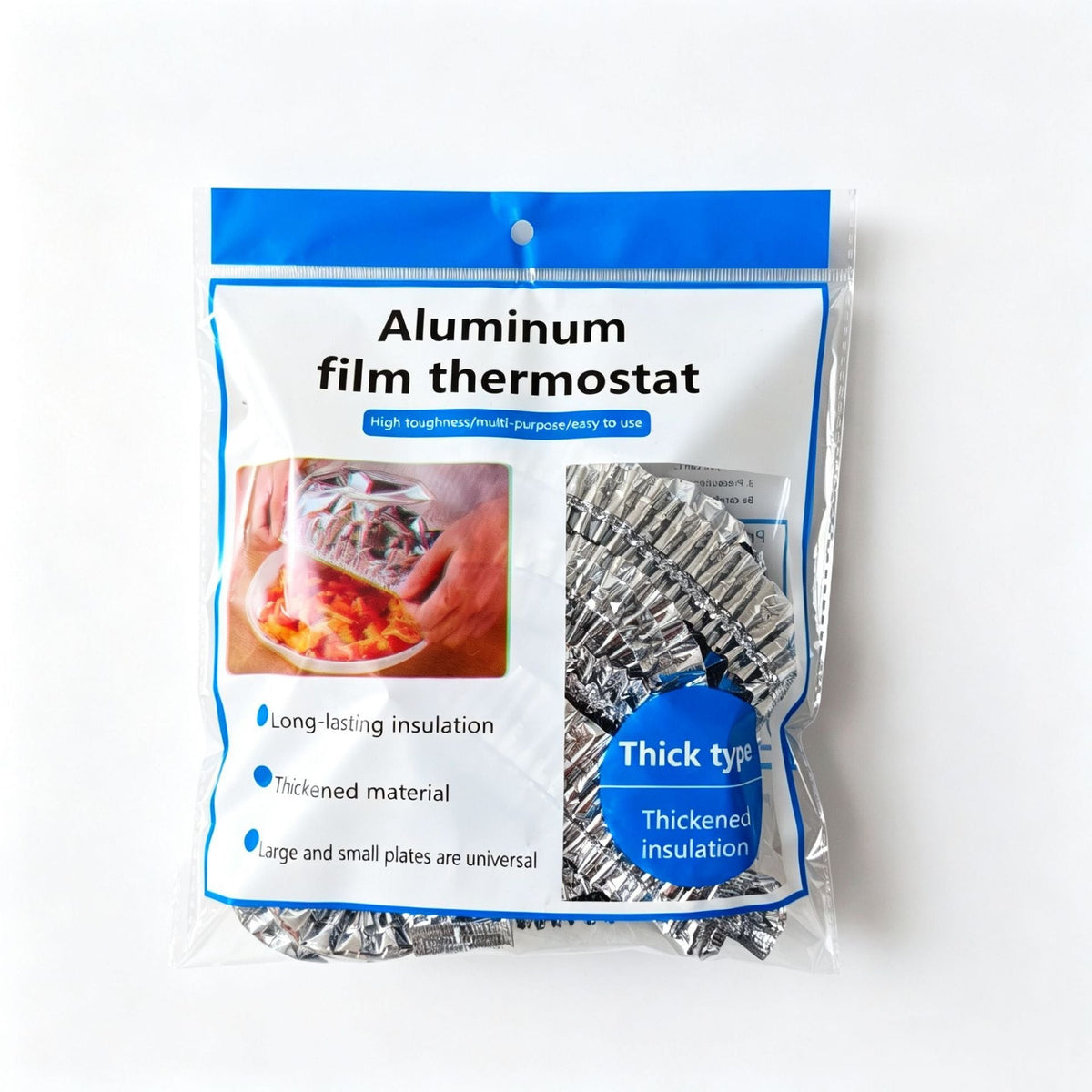 Wärmeisolierende Abdeckung aus Aluminiumfolie für Esstisch und Lebensmittelbehälter zu Hause