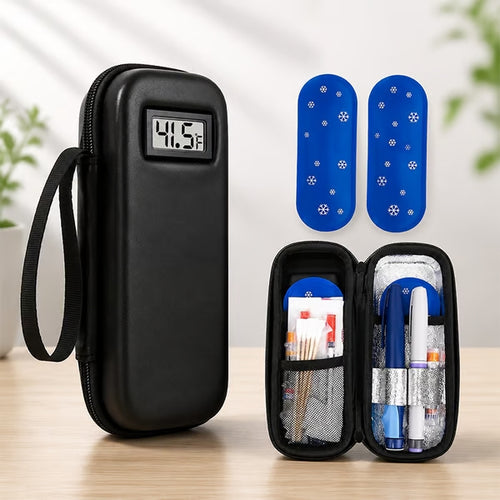 🔥Insulin Cooler Travel Case with Temperature Display