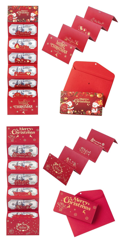⚡ 50K+ SOLD! Almost Gone-🎅💸Christmas Cash Gift Envelope– A creative way to give cash this Christmas!