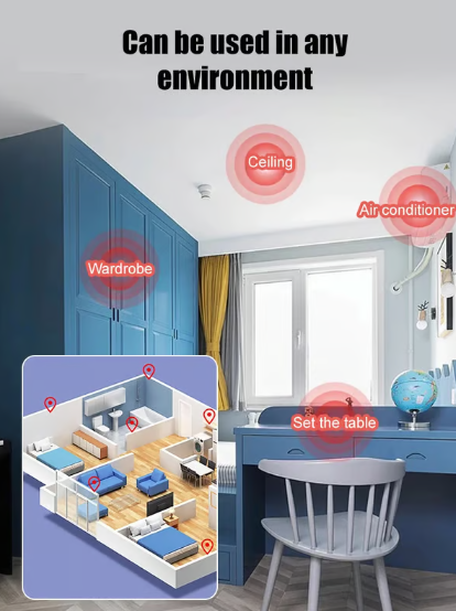 [Upgraded ultra-invisible] No-plug camera