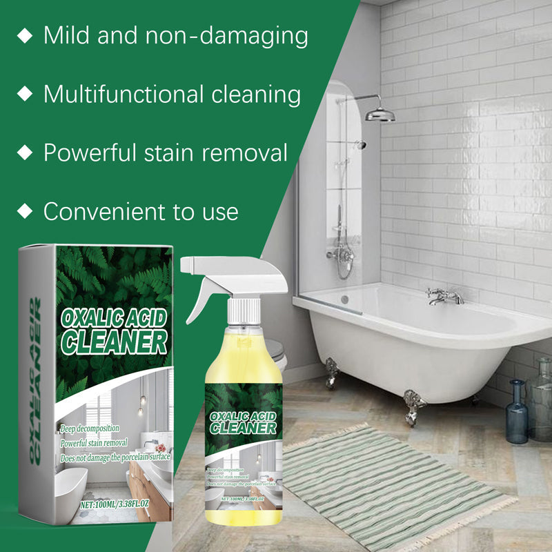 🥳2026 HOT SALE🥳💞50K+ SOLD!💥🔬 【CLEARANCE!】Molecular-Level Cleaning Tech! Oxalic Acid Bathroom Cleaner Dissolves Rust & Limescale 78% OFF🚽✨