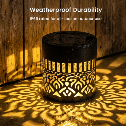 ⏰limited-time 50% OFF🌞Solar Mandala Light – Stunning Pattern Projection, 2-in-1 Floor & Wall Design