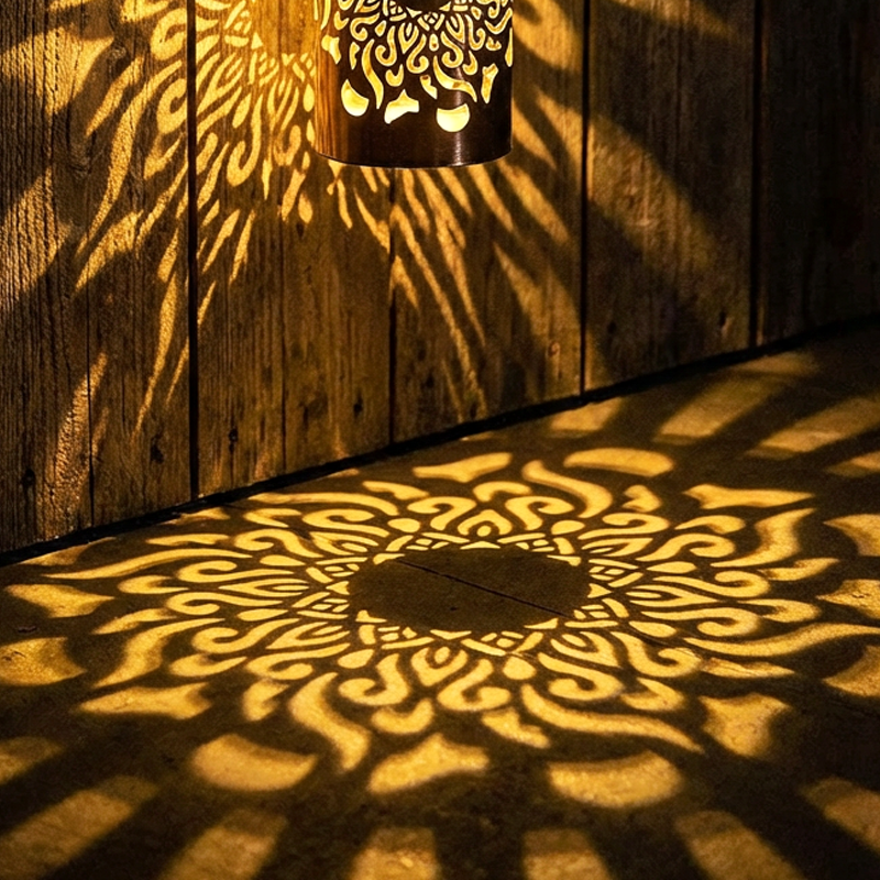⏰limited-time 50% OFF🌞Solar Mandala Light – Stunning Pattern Projection, 2-in-1 Floor & Wall Design