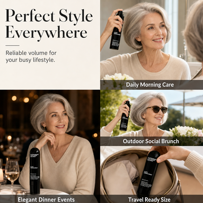 🔥 90ml Volumizing Spray – long-lasting volume with a peach scent