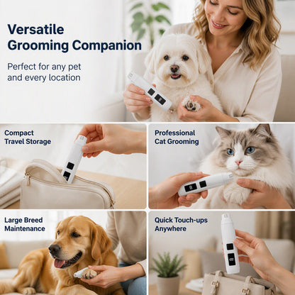 Electric Pet Nail Grinder with LED Power Display