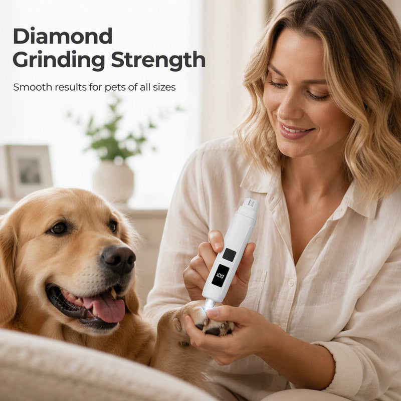 Electric Pet Nail Grinder with LED Power Display