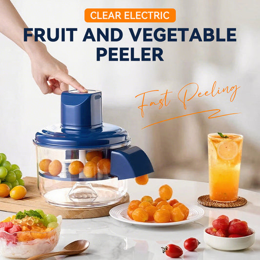 👍💇‍♀️Transparent Electric Fruit and Vegetable Peeler