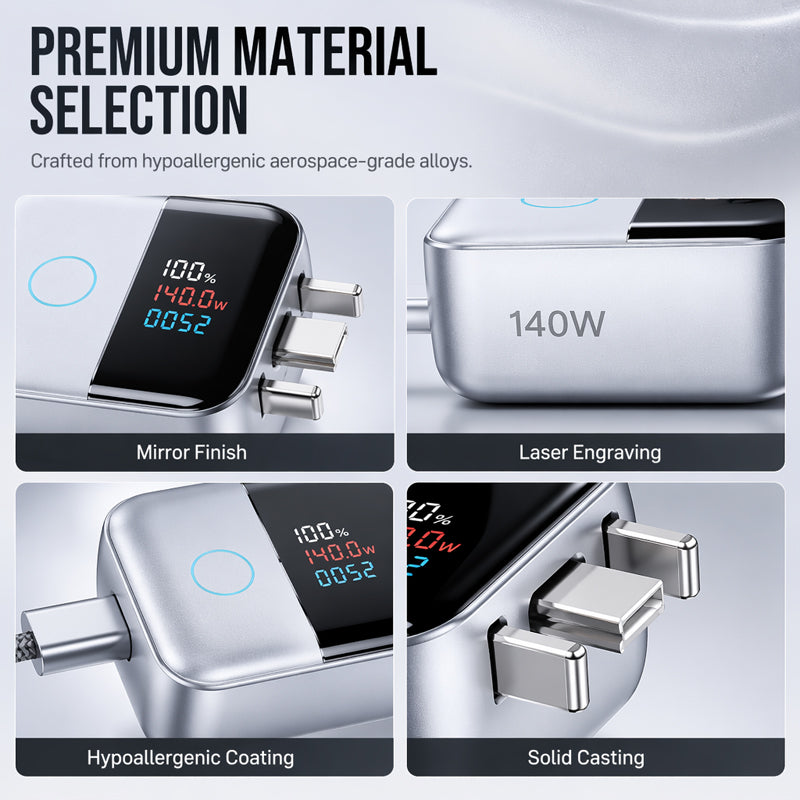 🏆 🔧USB-C Smart Charging Protector with LED Display